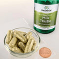 Swanson Milk Thistle-Herbal Liver Support Supplement-Natural Formula Helping to Maintain Overall Health & Wellbeing-(100 Capsules 500mg Each)