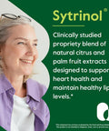 Bestvite Sytrinol 150mg (120 Vegetarian Capsules) - Patented Blend of Natural Citrus and Palm Fruit extracts - No Stearates - Vegan - Non GMO - Gluten