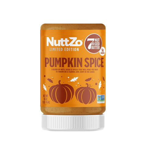 NuttZo Organic Power Fuel 7 Nuts and Seeds Butter, Smooth, Paleo and Keto Friendly, Peanut and Gluten Free, Vegan, Kosher, No Added Sugar or Oil, 12 oz Jar