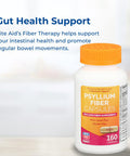 Rite Aid Psyllium Fiber Capsules, 160 Count, Psyllium Fiber Supplement, | Constipation Relief | 100% Natural Psyllium Husk Fiber
