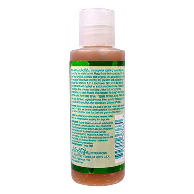 Aloe Life Skin Gel & Herbs Ultimate Skin Treatment, 99% Certified Organic Whole Leaf Aloe Vera, Vitamins C, A, & E, Head-to-Toe Skin Care Support for the Whole Family, Fragrance-Free (4 oz)