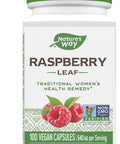 Nature'S Way Raspberry Leaves, 640 Mg Per Serving, 100 Capsules