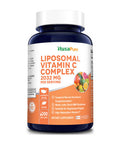 NusaPure Liposomal Vitamin C 2032mg - 200 Veggie Capsules with BioPerine - High Absorption Ascorbic