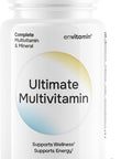 Envitamin Ultimate Multivitamin Multimineral and Superfood with 42 Fruit and Vegetable Blend 60 Count