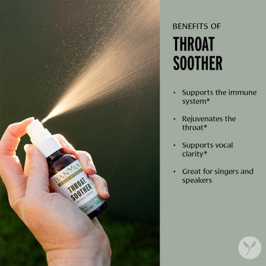 Banyan Botanicals Throat Soother Herbal Spray Organic Herbal Throat Spray With Ecea Root For Throat Comfort And Immune Support* 1 Fl Oz. Non-Gmo Sustainably Sourced Vegetarian