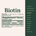 NatureS Bounty Biotin 5000 Mcg Caps 72 Ct