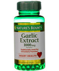 Nature's Bounty Garlic Extract 1000 Mg 100 Rapid Release Softgels (Pack Of 6)