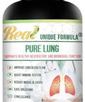 Top Lung Support Supplement for Lung Cleanse and Detox, Respiratory Supplement, Immune System Booster with Chaga Mushroom, Curcumin Turmeric, Honeysuckle Flower, Pomegranate