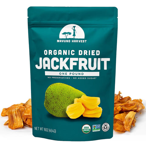 Mavuno Harvest Organic Dried Fruit Variety Pack | Dried Mango, Papaya, Pineapple, Banana, Jackfruit, & Tropical Mix | Healthy, Vegan, No Sugar Added, Non GMO Snacks for Kids & Adults | 2 Ounce, 6 Pack