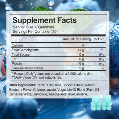 Sporty4 CREATINE 5000mg Gummies/Gummy