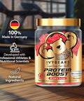 IvyBears Women's Strength and Beauty Bundle Hair Vitamin and Protein Boost Gummies Biotin Collagen Keratin + 25g Protein BCAAs and Creatine Hair Growth and Fitness Recovery Vegan 60 and 70 ct