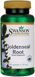 Swanson Goldenseal Root 125 Milligrams 100 Capsules