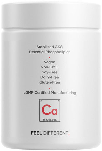 Codeage Liposomal Calcium AKG Supplement - Calcium Alpha-Ketoglutarate - 2-Month Supply - Liposomal Delivery - 1 Capsule Per Serving - Non-GMO, Gluten-Free - 60 Capsules