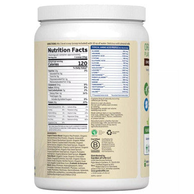 Garden of Life Organic Protein Powder Chocolate 0.5Kg