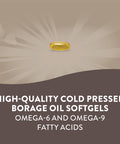 Nature'S Way Borage Oil, Cold Pressed & Unrefined, Gla Supplement, 1300Mg Per Serving, 60 Softgels