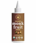 Organic Monk Fruit Liquid Sweetener Drops, 100% Pure Extract, Zero Sugar & No Erythritol, Unflavored Liquid Monk Fruit for Coffee, Tea, Drinks & Baking, 2 fl oz