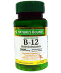 Nature's Bounty B-12 1000 Mcg Microlozenges 60 Ea (Pack Of 2)