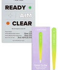 I Dew Care Ready Aim Clear | Skin Emergency Care Kit + Tweezer - Tweeze The Day | Precision Stainless Steel, Professional Hair Beauty Tool Bundle