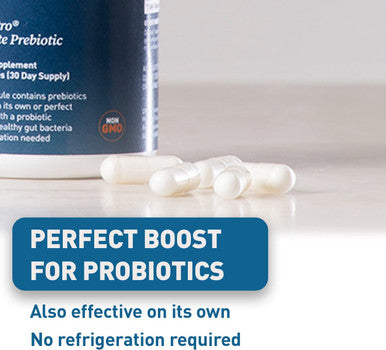 Dr. Tobias Prebiotics Helps Support Digestion Gut Health Boost Immune System Feed Good Probiotic Bacteria Vegan NonGMO Dietary Fiber Supplement 1 Daily 30 Capsules