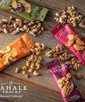 Sahale Snacks Mango Tango Almond Trail Mix, 1.5 oz Grab & Go Bags (18 Packs) - Dry-Roasted Deluxe Mixed Nuts with Dried Mango & Banana Chips - Non-GMO, Kosher Trail Mix & Certified Gluten-Free Snacks