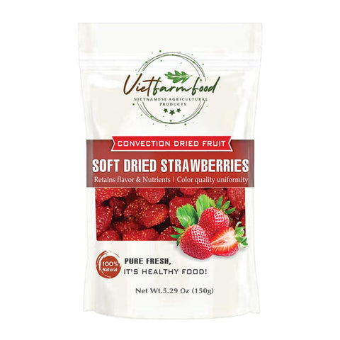 SOFT MULBERRY CANDY 5.29oz (150g) VIETFARMFOOD: Convection dried fruit with a little sugar, salt, natural sweetness, soft when chewed. Suitable for snack, healthy dessert for all ages