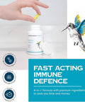 Immune Support, Zinc Quercetin Vitamin C And D Immune Complex, Dihydrate Quercitin Supplements 500 With Zinc Vitamin C D3 For Immunity Support, Vegan Supplement (60 Capsules)
