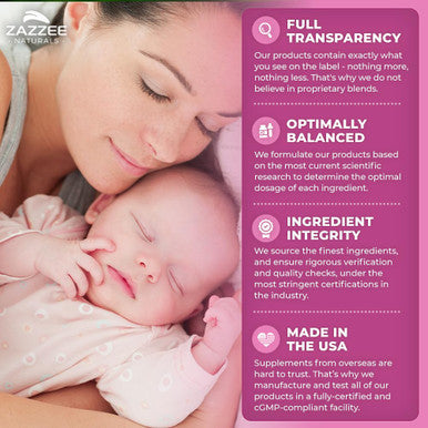 Zazzee Pregnositol Powder, 183 Servings, 6 Month Supply, Premium Myo-Inositol And D-Chiro-Inositol Fertility Blend, Ideal