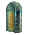 Hyleys Loose Leaf Green Tea with Mint Rose and Blue Corn Flowers in Tin 3.52 Ounce (100g) - Traveller's Collection - Moroccan Legend
