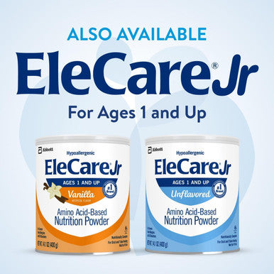 EleCare Hypoallergenic Amino Acid-Based Infant Formula, Complete Nutrition for Food Allergies and GI Conditions, Amino Acid-Based Baby Formula Powder, 14.1-oz Can