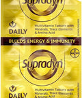 Supradyn Daily Multivitamin Tablets (150 Tablets) for Men and Women with Essential Zinc 12 Vitamins 5 Trace Elements for Daily Immunity and Energy