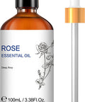 Rose Oil for Skin Care Stress Relief,Natural Rose Essential Oil for Diffuser Aromatherapy Massage Fragrance DIY -3.38 Fl Oz