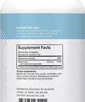 Nui Nutra Magnesium Glycinate Capsules Supplement | 420mg | 200 Capsules | Supports Heart, Sleep, Bone, Relaxation & Cardiovascular System | for Men & Women