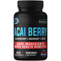 Dedicad 20:1 Acai Berry Extract Capsules 10050Mg - 5 Month Supply - Herbal Complex Supplement For Heart, Immune & Body Support