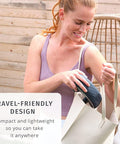 Homedics Gentle Touch Gel Cordless Neck & Body Massager With Heat, All-Over Body Use, Gel Nodes, Compact Design, Post-Workout Recovery, 50-Min Runtime, Inward And Outward Kneading, Removable Straps