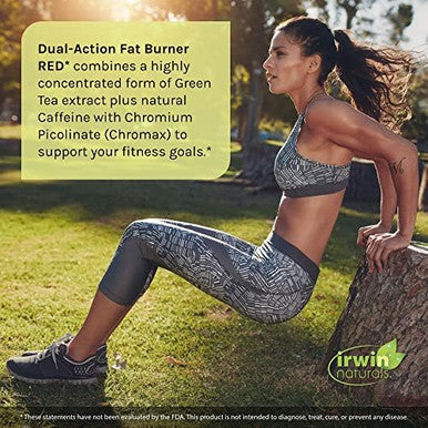 Irwin Naturals Dualaction Fat Burner Red 75 Liquid Softgels Powerful Thermogenic With Nitric Oxide Booster 25 Total Servings