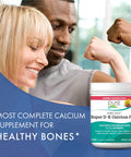 Ionic Fizz Super D-K Calcium Plus by Pure Essence - with Extra Magnesium, Vitamin D3, Vitamin K2 for Strong Bones and Stress Support - Raspberry Lemonade - 7.41oz