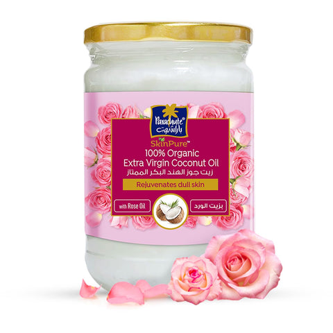"Parachute Naturalz Organic Virgin Coconut Oil | Cooking Oil, Hair Oil, Body Oil & Oil Pulling | Cold Pressed | Unbleached | Unrefined | Non-Hydrogenated | MCT Oil | USDA Certified |6.7 Fl. Oz. | Glass Jar"