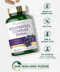 Carlyle Resveratrol Supplement 1800Mg | 180 Capsules | Non-Gmo & Gluten Free | Potent Complex