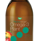 Nature's Way NutraVege Omega-3 Plant Based Liquid Supplement, Strawberry + Orange Flavor, 6.8 oz