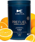 Kinetica PreFuel Pre Workout Supplement 5.7g Amino Acids & 2.2g BCAA's per Serving 30 Servings Citrus 300g
