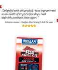 Bioglan Red Krill Oil Max Strength 1000 mg, high in Omega-3 Fish Oil, EPA & DHA help to support your Heart, Eye and Brain health, one month supply 30 capsules
