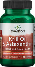Swanson Krill Oil & Astaxanthin 30 Sgels