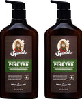Men's Natural Lotion by Dr. Squatch - Non-Greasy Men's Lotion - 24-hour moisturization hand and body lotion - Made with Shea Butter, Coconut Oil, and Vitamin E - Pine Tar (2 Pack)