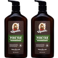 Men's Natural Lotion by Dr. Squatch - Non-Greasy Men's Lotion - 24-hour moisturization hand and body lotion - Made with Shea Butter, Coconut Oil, and Vitamin E - Pine Tar (2 Pack)
