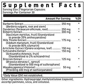 Douglas Labs, Ultra Liver Support, 60 vegcaps