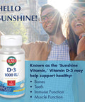 KAL D-3 1000 IU Softgels, 200 Count