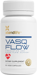 Xtendlife Vasqflow Circulation And Blood Flow Support - Nitric Oxide Supplement To Improve Nitric Oxide, Oxygen Flow, Healthy Blood Pressure & Immunity 100% Vegan, Non-Gmo (90 Count)