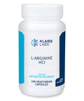 Klaire Labs L-Arginine HCl 700mg - Energy, Metabolism & Immune Support - Gluten- L-Arginine Supplements - Hypoallergenic L-Arginine for Men and Women (100 Capsules)
