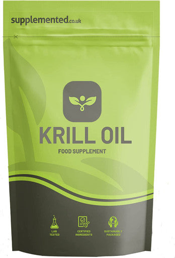 Krill Oil 500mg 90 Capsules - Superba Omega/Joint, Heart & Brain Supplement UK Made. Pharmaceutical Grade