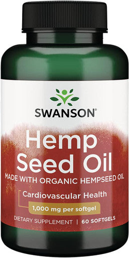 Swanson Hemp Seed Oil (Omegatru) 60 Sgels